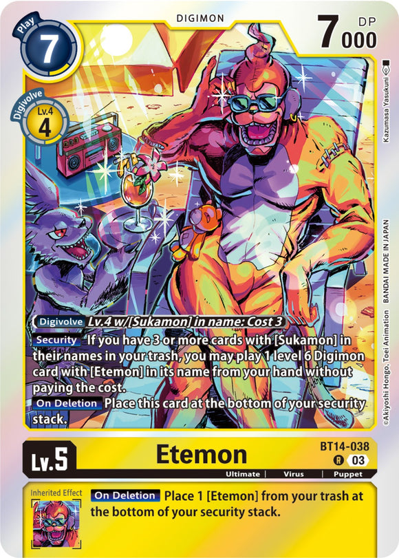 Etemon [BT14-038] [Blast Ace] Foil