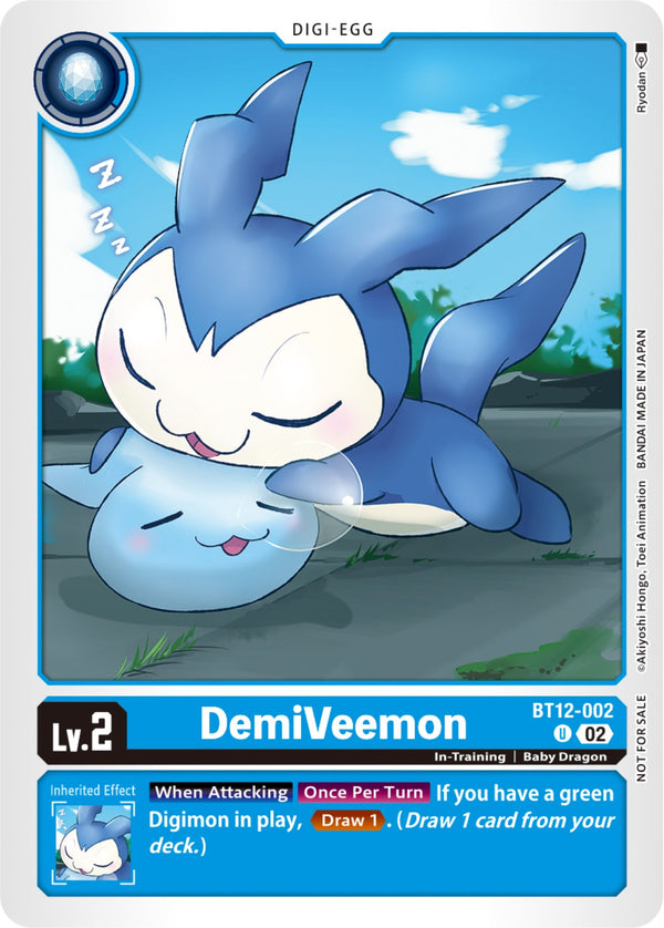 DemiVeemon (NYCC 2023 Demo Deck) [BT12-002] [Digimon Demo Deck Exclusive Cards]