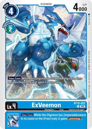ExVeemon (NYCC 2023 Demo Deck) [BT12-022] [Digimon Demo Deck Exclusive Cards]