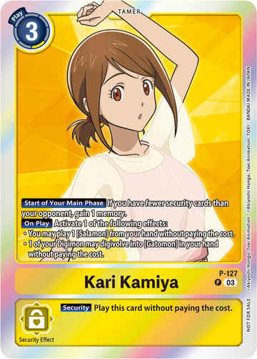 Kari Kamiya (Tamer Party Pack -The Beginning- Ver. 2.0) [P-127] [Digimon Promotion Cards] Foil