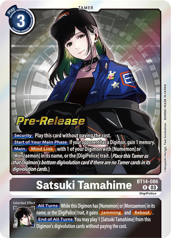 Satsuki Tamahime [BT14-086] [Blast Ace Pre-Release Cards] Foil