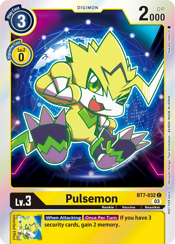 Pulsemon (Official Tournament Pack Vol.11) [BT7-032] [Next Adventure] Foil