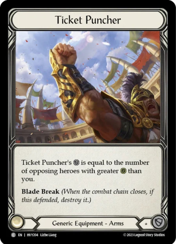 Ticket Puncher [HVY204] [Heavy Hitters] Cold Foil