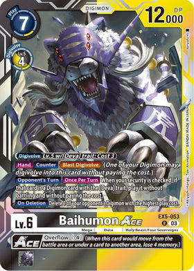 Baihumon ACE [EX5-053] [Animal Colosseum] Foil