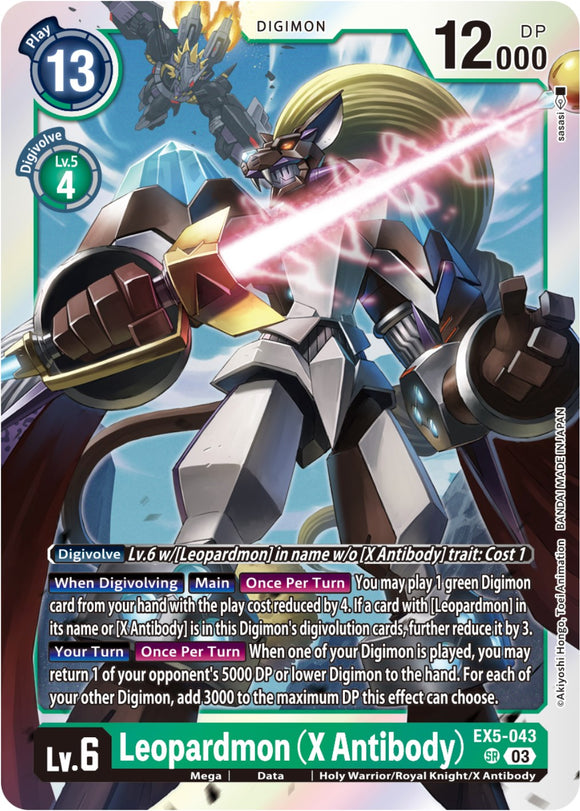 Leopardmon (X Antibody) [EX5-043] [Animal Colosseum] Foil