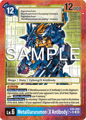 MetalGarurumon (X Antibody) (2 Star Alternate Art) [EX5-026] [Animal Colosseum] Foil