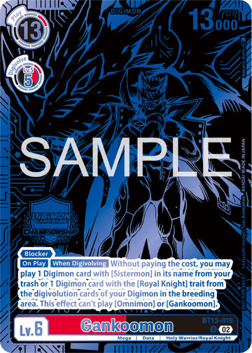 Gankoomon (2023 Championship Finals Top 16) [BT13-019] [Versus Royal Knights] Foil