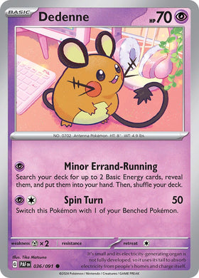 Dedenne [036/091] [Paldean Fates]
