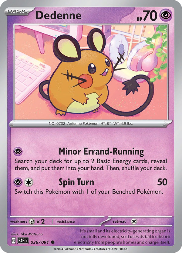 Dedenne [036/091] [Paldean Fates] Reverse Holofoil
