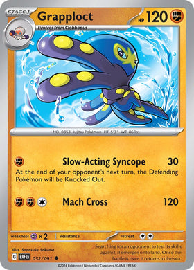 Grapploct [052/091] [Paldean Fates] Reverse Holofoil