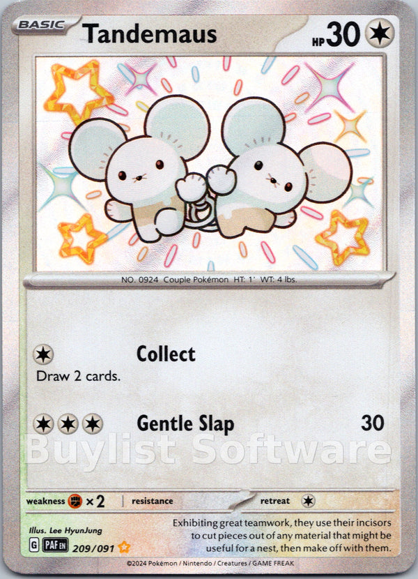 Tandemaus [209/091] [Paldean Fates] Holofoil