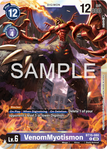 VenomMyotismon [BT15-080] [Exceed Apocalypse] Foil