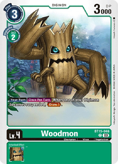 Woodmon [BT15-046 C] [Exceed Apocalypse]