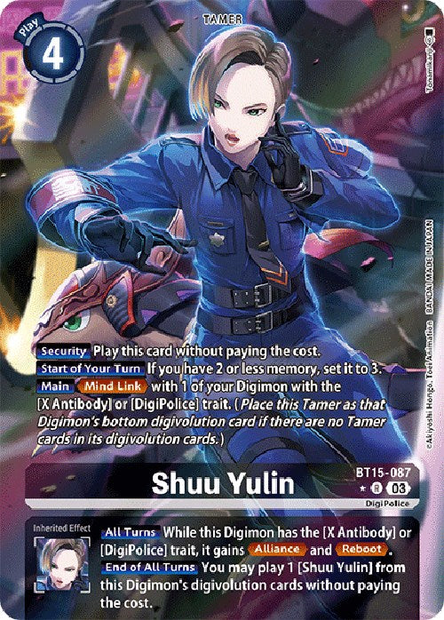 Shuu Yulin (Alternate Art) [BT15-087] [Exceed Apocalypse] Foil