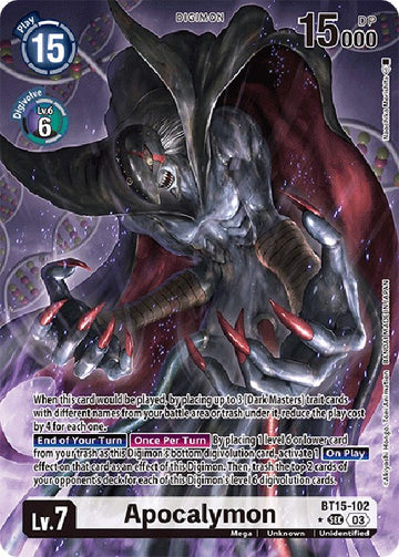 Apocalymon (Alternate Art) [BT15-102 SEC] [Exceed Apocalypse] Foil