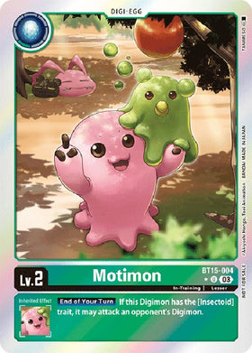 Motimon (Exceed Apocalypse Box Promotion Pack) [BT15-004] [Exceed Apocalypse] Foil