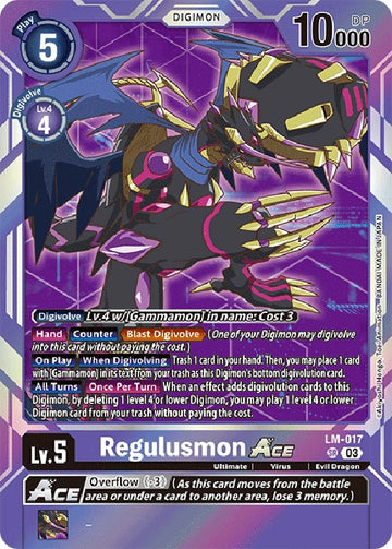 Regulusmon ACE (English Exclusive) [LM-017] [Exceed Apocalypse] Foil