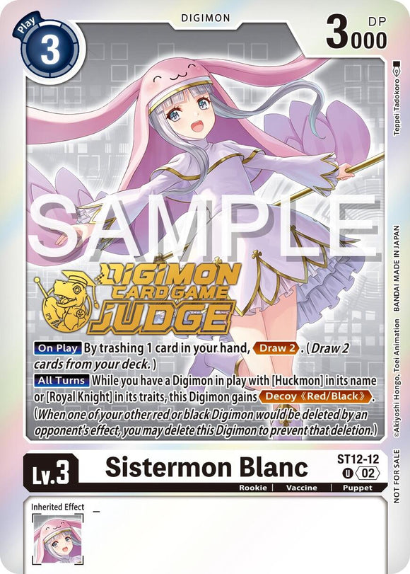 Sistermon Blanc (Judge Pack 5) [ST12-12] [Starter Deck 12: Jesmon] Foil