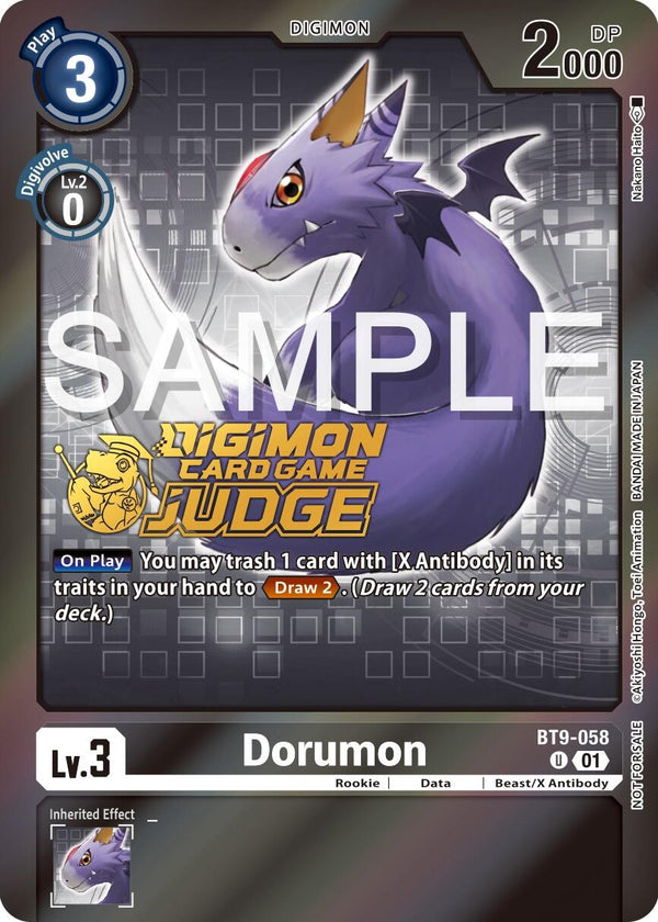 Dorumon (Judge Pack 5) [BT9-058] [X Record] Foil