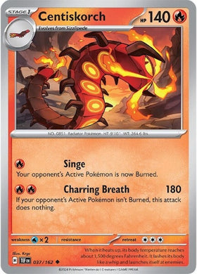 Centiskorch [037/162] [Temporal Forces] Reverse Holofoil