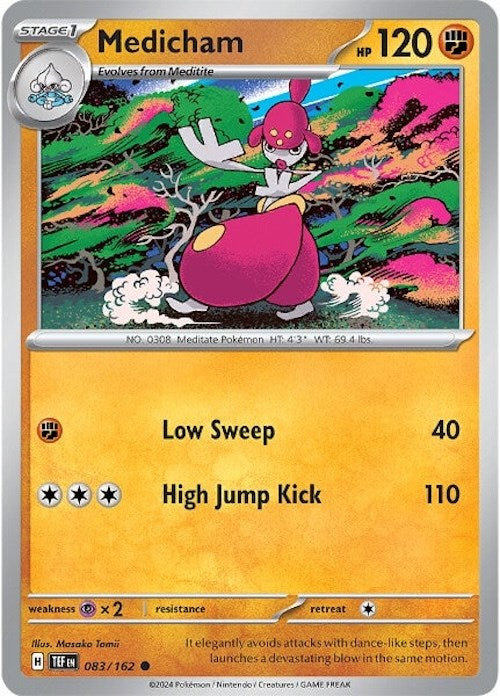 Medicham [083/162] [Temporal Forces] Reverse Holofoil
