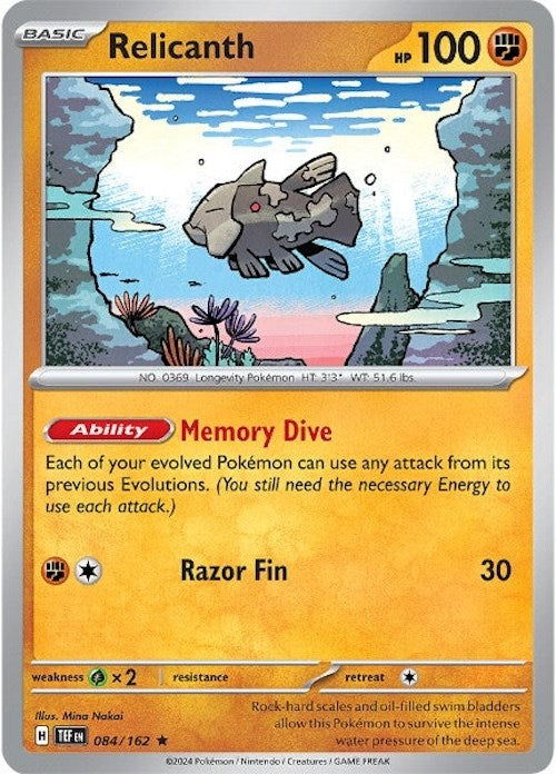 Relicanth [084/162] [Temporal Forces] Reverse Holofoil