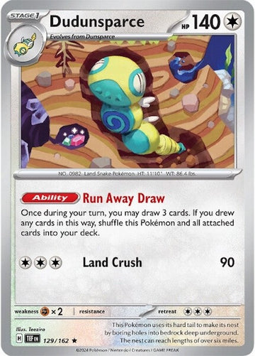 Dudunsparce [129/162] [Temporal Forces] Holofoil