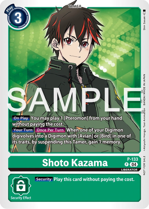 Shoto Kazama [P-133] [Digimon Promotion Cards]