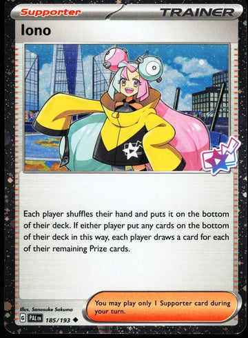 Iono (Cosmo Foil) [185/193] [Paldea Evolved] Holofoil