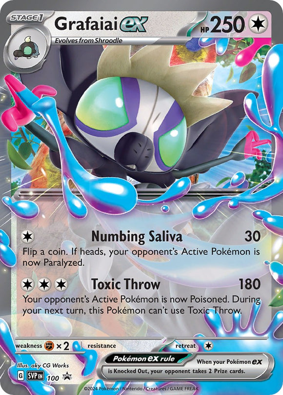 Grafaiai ex [100] [Scarlet & Violet Promo Cards] Holofoil