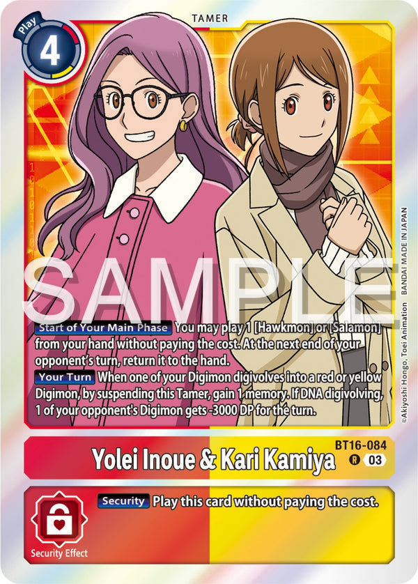 Yolei Inoue & Kari Kamiya [BT16-084] [Beginning Observer] Foil