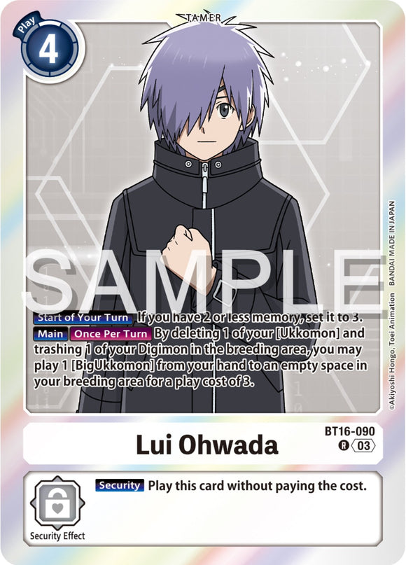 Lui Ohwada [BT16-090] [Beginning Observer] Foil