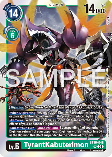 TyrantKabuterimon [BT16-048] [Beginning Observer] Foil