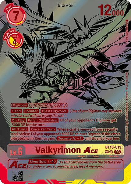 Valkyrimon ACE (Textured) [BT16-013] [Beginning Observer] Foil