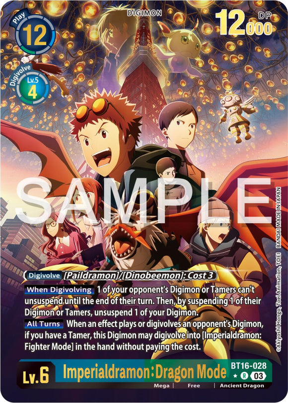 Imperialdramon: Dragon Mode (Alternate Art) [BT16-028] [Beginning Observer] Foil