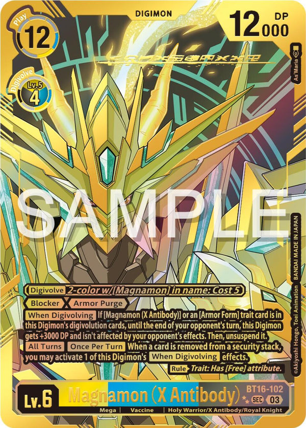 Magnamon (X Antibody) (Textured) [BT16-102] [Beginning Observer] Foil