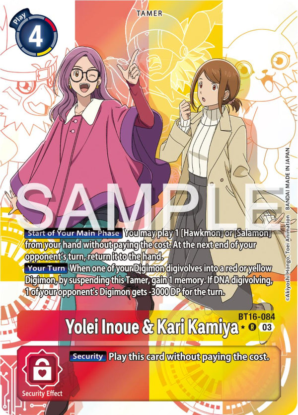 Yolei Inoue & Kari Kamiya (Alternate Art) [BT16-084] [Beginning Observer] Foil