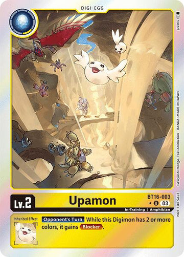Upamon (Box Promotion Pack: Beginning Observer) [BT16-003] [Beginning Observer] Foil