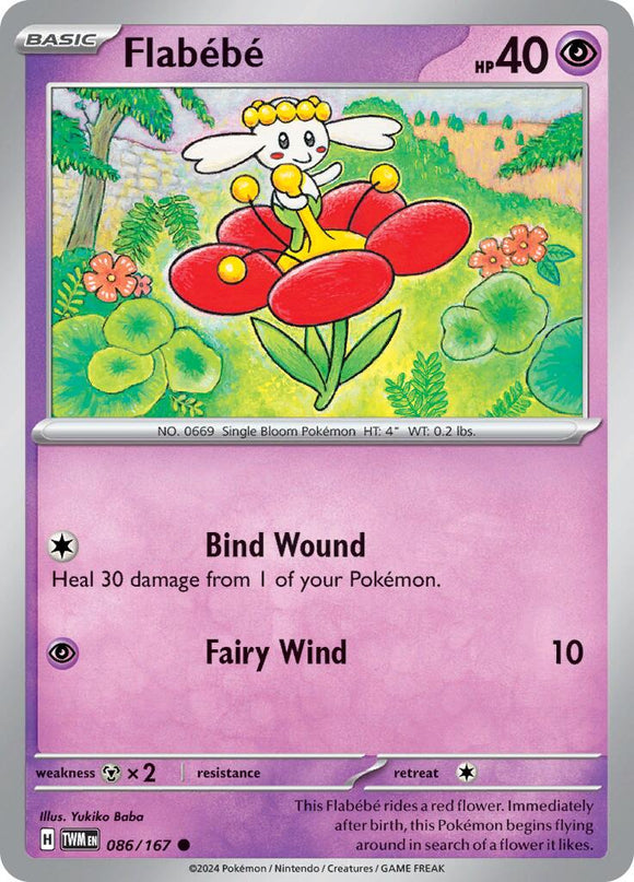 Flabebe [086/167] [Twilight Masquerade] Reverse Holofoil