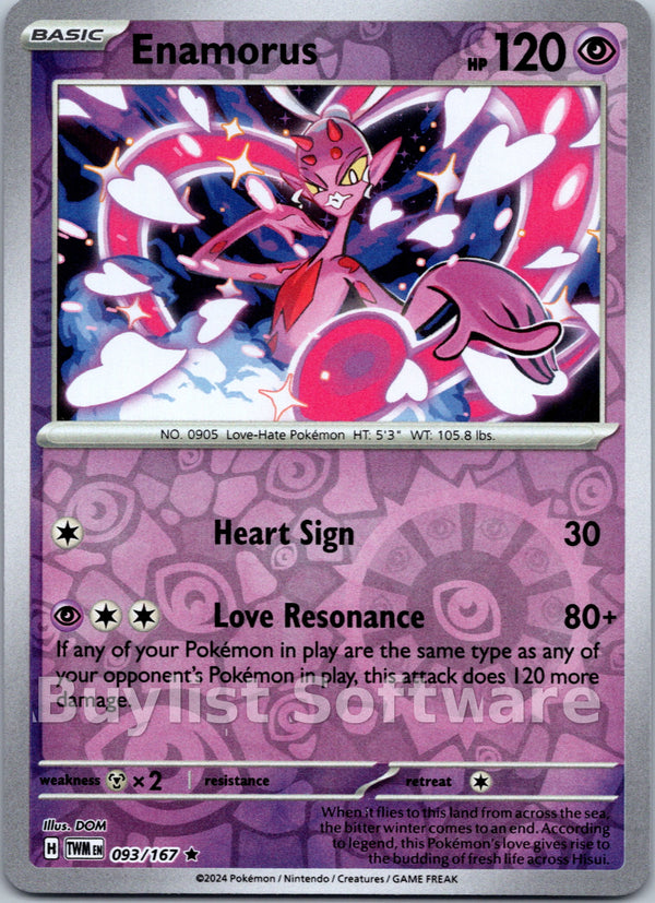 Enamorus [093/167] [Twilight Masquerade] Reverse Holofoil