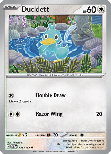 Ducklett [139/167] [Twilight Masquerade] Reverse Holofoil