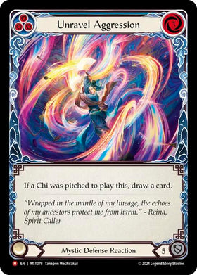 Unravel Aggression [MST078] [Part the Mistveil] Rainbow Foil