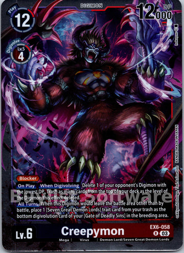 Creepymon [EX6-058] [Infernal Ascension] Foil