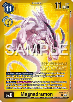 Magnadramon (2024 Regionals Participant) [BT15-042] [Exceed Apocalypse] Foil