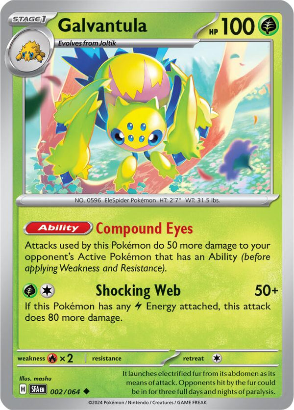 Galvantula [002/064] [Shrouded Fable] Reverse Holofoil