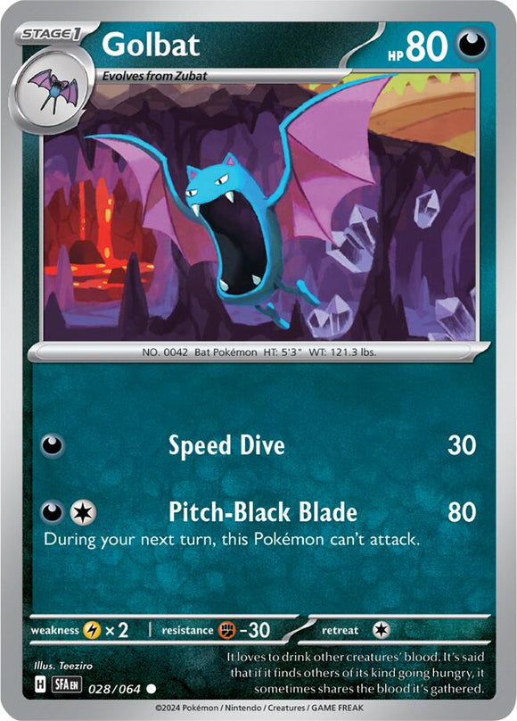 Golbat [028/064] [Shrouded Fable] Reverse Holofoil