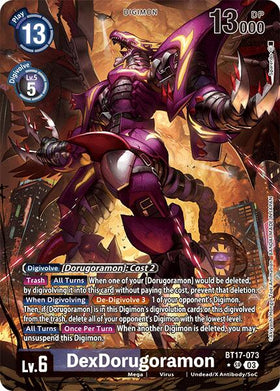 DexDorugoramon (Alternate Art) [BT17-073] [Secret Crisis] Foil