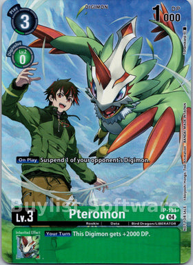 Pteromon (Digimon Liberator Promotion) (Textured) [P-131] [Digimon Promotion Cards] Foil