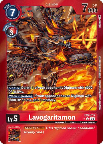 Lavogaritamon (Foil) [EX7-012] [Digimon LIBERATOR] Foil