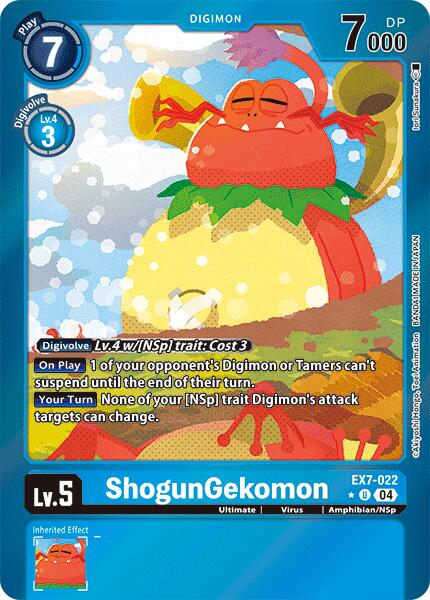 ShogunGekomon (Foil) [EX7-022] [Digimon LIBERATOR] Foil